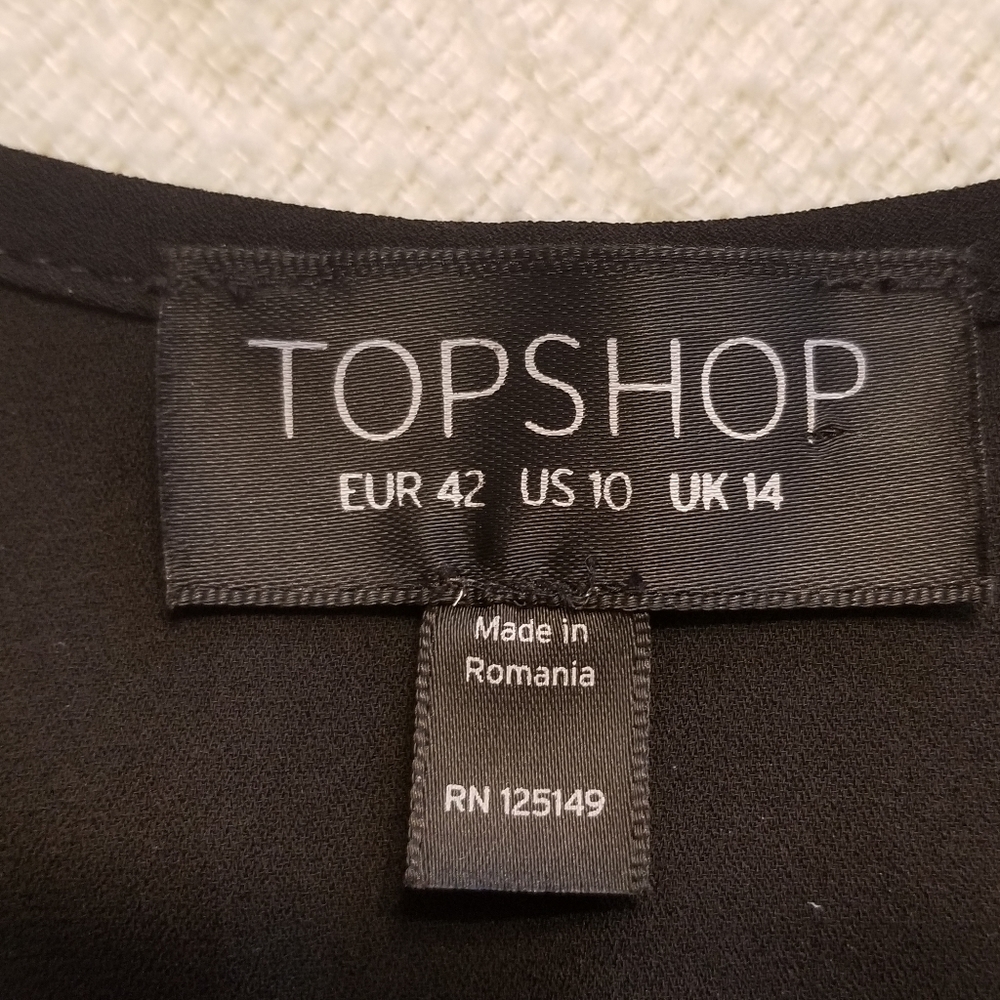 Topshop Spaghetti Strap Camisole - Basic Black - image 7